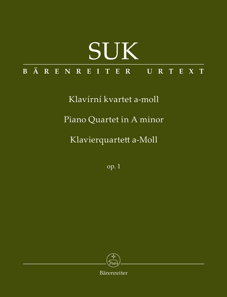 Klavierquartett a-Moll op. 1. Partitur mit Stimmen
