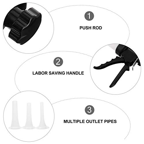 Máquina de enchimento de salsichas Hemoton manual de enchimento de salsichas com bocais de enchiment