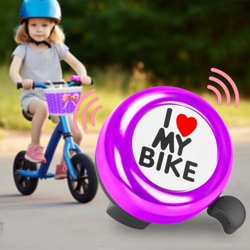 Cesta de bicicleta para niños ideal para paseos divertidos con timbre y pegatinas 4