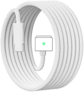140W USB-C to Magnetic 3 Cable, Compatible with MacBook Pro 2021 M1 Pro & Max Chip 14" 16", MacBook Air 2022 M2, MacBook Pro 2023 M2 Pro & Max Chip 14" 16", Safe 3 Cable for MacBook - 6.6ft