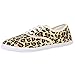 Baskets Mode Femme Sneakers Tennis Chaussures De Toile A Lacets Plates Canvas Confortables Pas Cher Mode LéOpard Imprimé Chaussures DéContractéEs