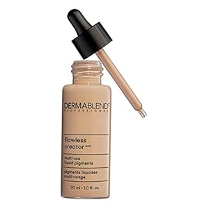 Dermablend Flawless Creator Multi-Use Liquid Foundation Makeup, Full Coverage Lightweight Buildable Foundation, Natural Finish, 1 Fl oz.