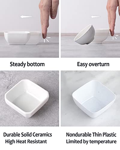 Taeochiy 12 Pack Ceramic Dipping Bowls, 3 Oz Soy Sauce Dish, Small Dip Bowls Set For Sauce, Side Dish, Condiments, Sushi, Ramekins Oven Safe #TOP3
