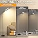 marctronic Floor Lamp, 18W 1800LM Super Bright LED Floor Lamp with Remote & Works with Smart Plug, Dimmable Timing Eye Caring Reading Lamps Floor Standing for Living Room Bedroom Office