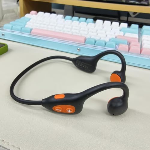 Image of Conduction Headphones Bluetooth 6.0 Open Ear Headphones with Mic, Premium Loud Sound 10-Hour Playtime Bluetooth Headphones, IPX6 Waterproof Sports Headset for Running, Cycling, Walking