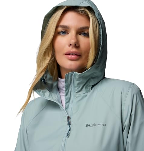 Columbia Womens Switchback II Lined Long Rain Jacket, Crushed Blue, 3X by Columbia - Used condition - Image 4