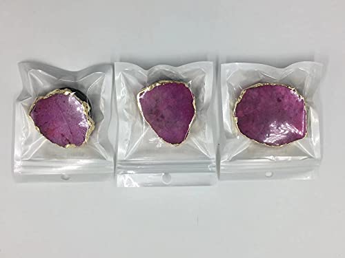 Crystal Phone Grip & Stand Clear Druzy Healing Natural Stone Crystal Phone Accessory (Red) #TOP4