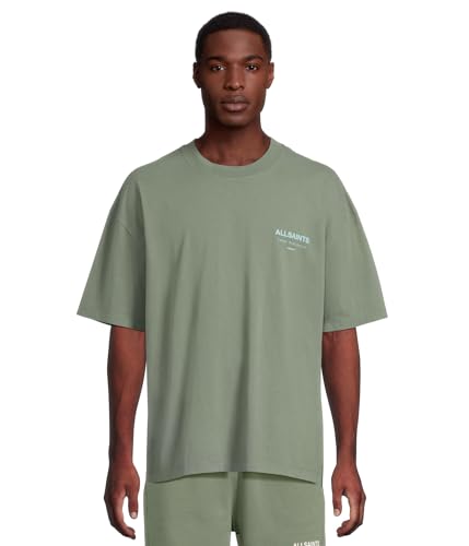 Image of AllSaints Men's Underground Oversized Short Sleeve Crew Neck Shirt