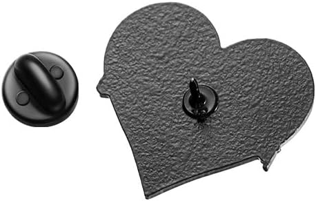 ROFARSO y2k Love Heart Enamel Lapel Pin Set Cool Girls Letter Pin, Accessory for Backpacks Clothing Bags Hats Shirts (4piccs pin set)