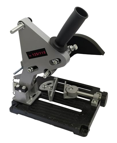 Image of Inditrust Electric Angle Grinder 950W 11000 RPM with Stand set Cast Iron Holder Cutter Support Compatible With 100-125mm Angle Grinders 100% Copper Winding on grinder