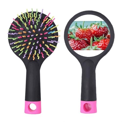 Photographie salon démêlant brosse à cheveux coussin base fraise nature pour coiffure fluide