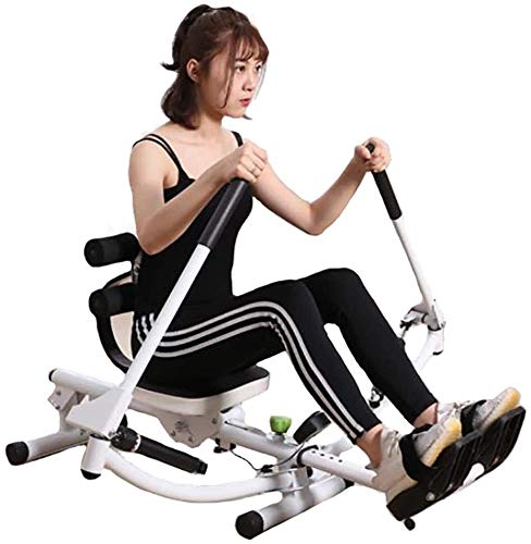 Image of Rowing Machine Multifunctional Silent Folding Hydraulic Rowing Machine 12-Speed Resistance Adjustment Cardio for Home Gym