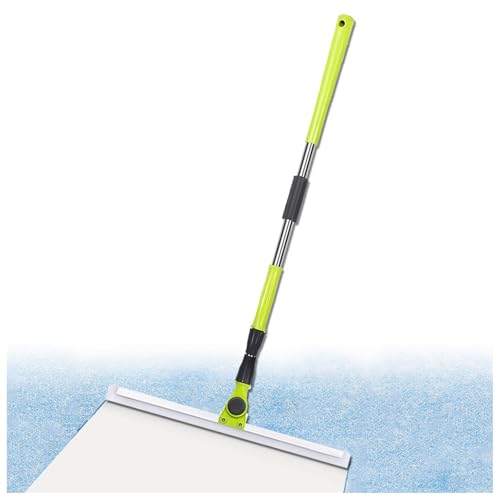 Air Broom as Seen on Tv, with 51 Long Handle Squeegee Broom for Floor, Magic Broom Sweeper for Concrete Floor,Bathroom Tile,Large:50×130cm
