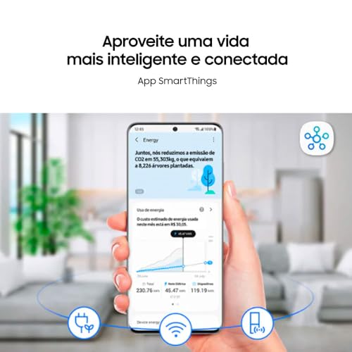 Geladeira Samsung French Door RF27 com All Around Cooling™ com Dispenser de Água e Gelo 576L Inox