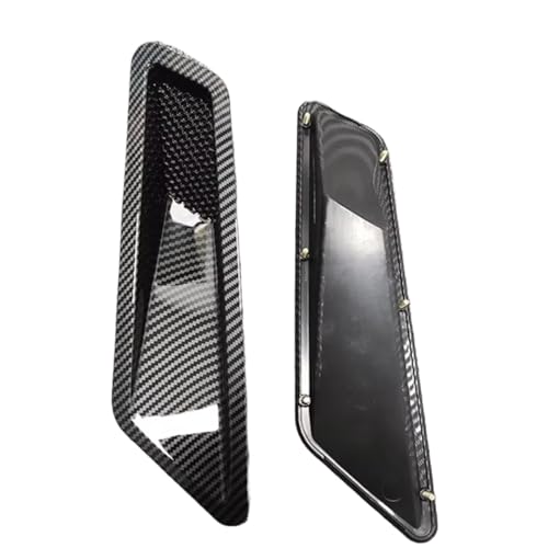 Grille capot Benz W204 C63 AMG : Remplacer vos aérateurs ternis par le look carbone