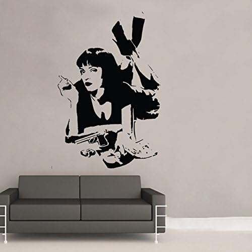Pulp Fiction Mia Wallace Wall Art Sticker (FTT25)