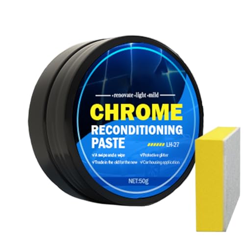 Car Chrome Cleaner | Restorer Metal for Paint Protection | All Purpose Chrome Restorer Protectant, Metal Gloss for Exhaust Pipes
