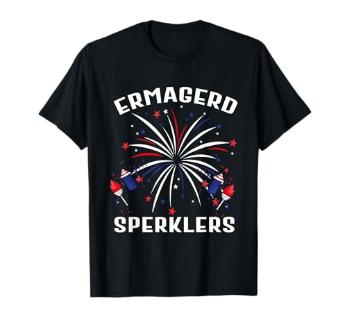 Cierges magiques Ermahgerd du 4 juillet T-Shirt