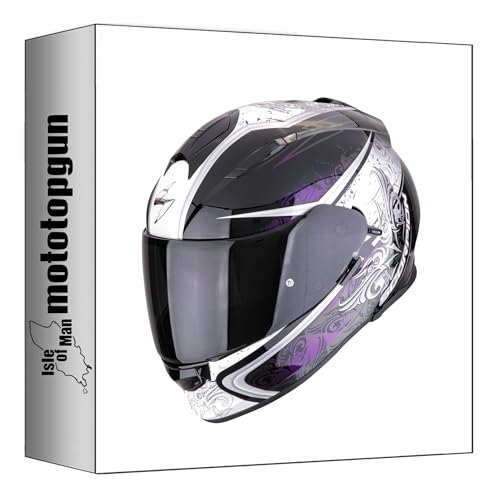 Casque intégral Scorpion moto EXO-491 fini la buée et les pressions
