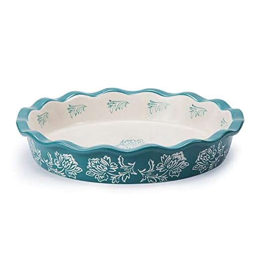 Wisenvoy Pie Pan Ceramic Pie Dish Pie Plate Porcelain Deep Dish Pie Pan Non-Stick Pie Pans