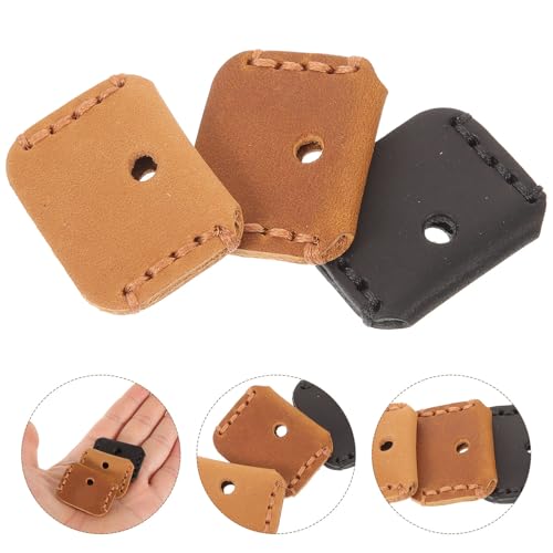 Fundas de cuero para llaves con diseño protector reutilizable contra arañazos 5