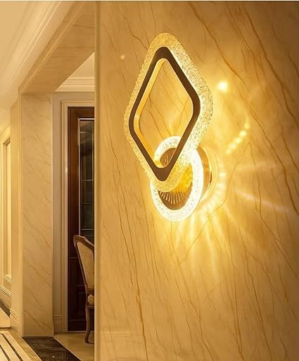 Image of Lyse Decor Wall Lights for Home Decoration LED Wall Light with 3 Color Modes, Easy Installation, Ideal for Modern Interiors, Bedroom, Living Room, Hallway, Office (1, WL84)