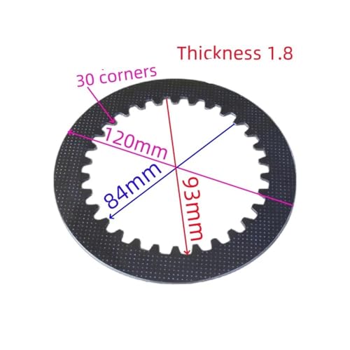 Disques plaques d'assemblage d'embrayage haute performance pour moto CF250