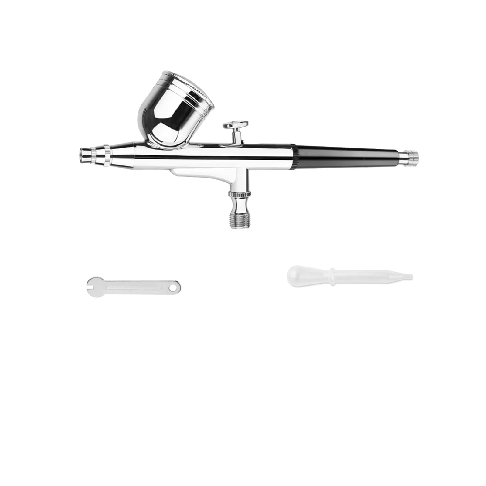 Spray Paint Machine, Dual-Action Airbrush Spray Gun Kit Trigger for Makeup Set Art Craft Model Paint Spraying Hobby 0.3MM 7CC(NCT130B)