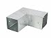 Produktbild MaximaVida Pfostenverbinder, Pfostenecke für 2-Kantholz Balken 12 x 12 cm, feuerverzinkter Pfostenträger