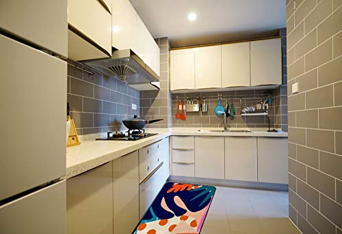 Tapis de cuisine antidérapant lavable pour sol carrelé sécurisé