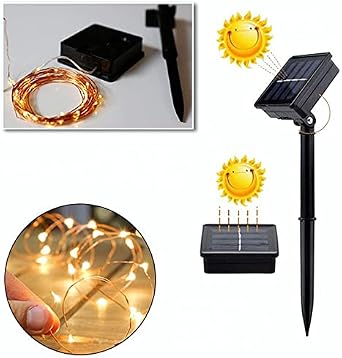 Ally Mobile Solar Güneş Enerjili Dış Bahçe Aydınlatma Su Geçirmez Led 10M SARI