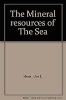 The Mineral resources of The Sea B001AGY824 Book Cover