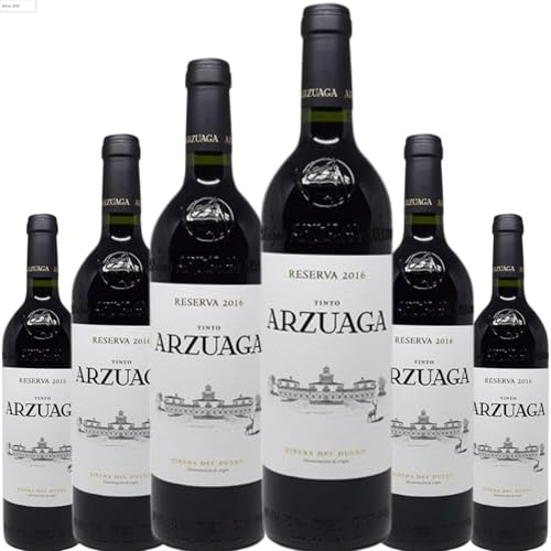 Arzuaga Reserva tinto con crianza prolongada, sabor intenso y equilibrio ideal para acompañar platos tradicionales, carnes asadas y quesos curados| 6 botellas