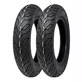 SET OF TWO: Tire Size 3.00 - 10 Tubeless Front/Rear Motorcycle Scooter Moped