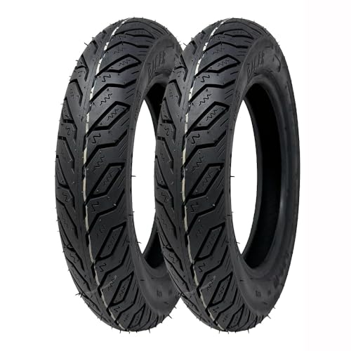 MMG Set of 2 Tires Size 3.00-10 Tubeless Front or Rear Motorcycle Scooter Moped