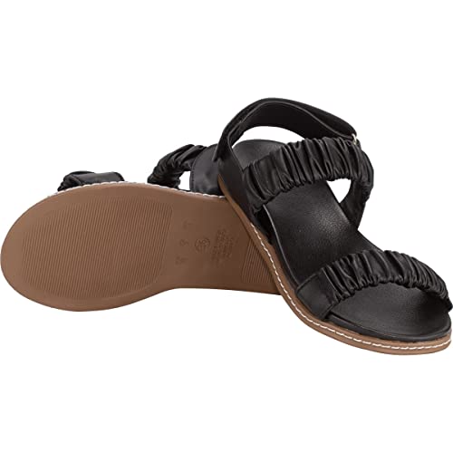 Sandalia Feminina Birken Papete Confort Macia Tratorada ModaPreto37
