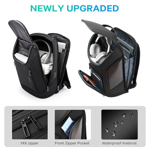 Image of BANGE Business Commute Backpack Waterproof fit 15.7 Inch adopt in Commute,Travel Durable Backpack