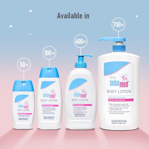 SebaMed Baby Body Lotion, For All Skin Types, 400 ml