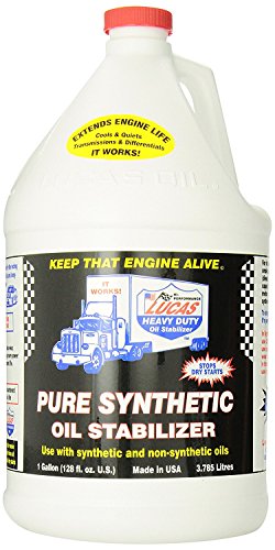 Lucas Oil 10131 Pure Synthetic Oil Stabilizer - 1 Gallon (4 Pack) miniatura 1