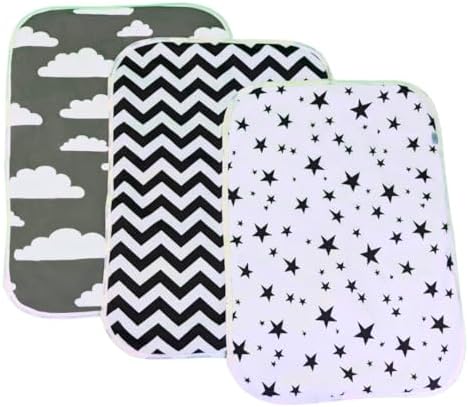 Changing Pad Liners [3 Pack Large] -Portable Changing Mat - 100% ...