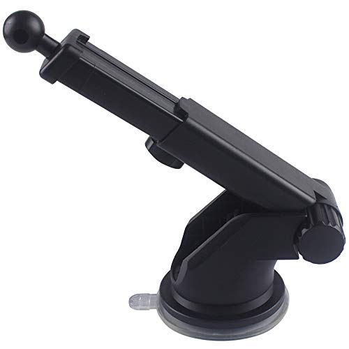 Basecn Universal Suction Cup Telescopic Long Arm for Mobile Phone Holder, Arm for Car Windshield Dashboard Mount Holder for Mobile Phone, Suction Cup Base Silicone Phone Holder
