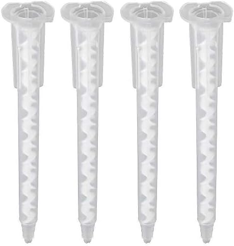 Xiaoyztan 50Pcs 1.3ml Epoxy Mixing Nozzle for AB Glue