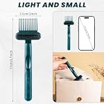 Brush Cleaning Tool 2-In-1 Comb Cleaner Effective Hairbrush Cleaner Small and Portable Suitable for Travel,Good Comb Brush for Women - Image 2
