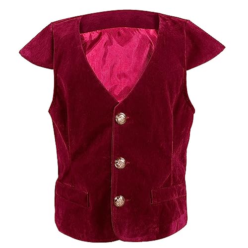 Disfraz completo de vikingo infantil talla Medium rojo