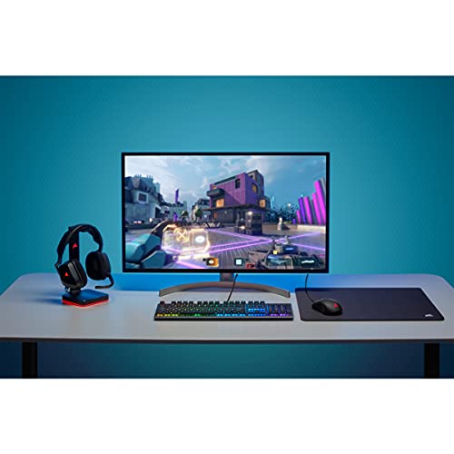 Corsair K60 RGB Pro - Tastiera meccanica da gioco cablata a basso profilo, switch lineari Cherry MX a bassa velocità - compatibile con iCUE - QWERTZ DE - PC, Mac, Xbox, colore nero - Immagine 5