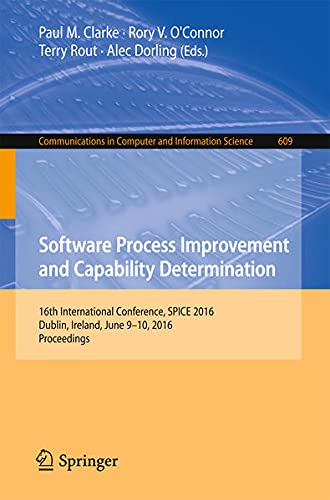 Buy Software Process Improvement and Capability Determination — BookShops.in