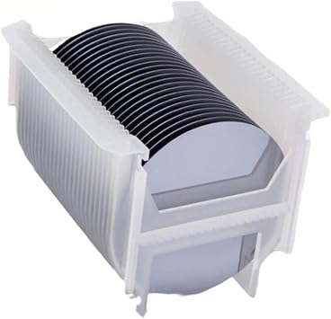 Round Single-Sided Polished Silicon Wafer, Oxide Silicon Wafer, semiconductor Polished Silicon Wafer 10 Pieces1 inch