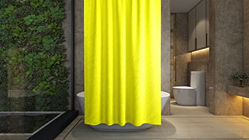 ProBytes Shower Curtain, Made of PEVA, Water Repellent, Mildew Resistant, 180x180cm, 71x71inch, Rail Hooks,Feather Light