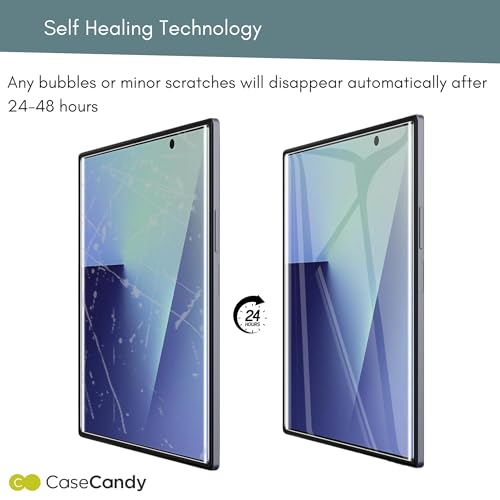 Image of Casecandy Set of 4 Screen Protector Guard for Samsung Z Fold 7 (Front + Back + Inside Screen + Hinge Screen Protector) - HD /Anti Scratch /Easy Installation Kit