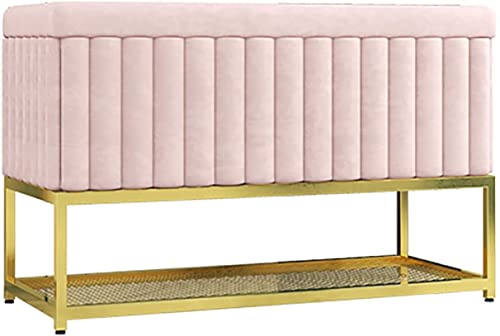 Banc de rangement de chaussures de luxe 60cm en métal moderne - 5